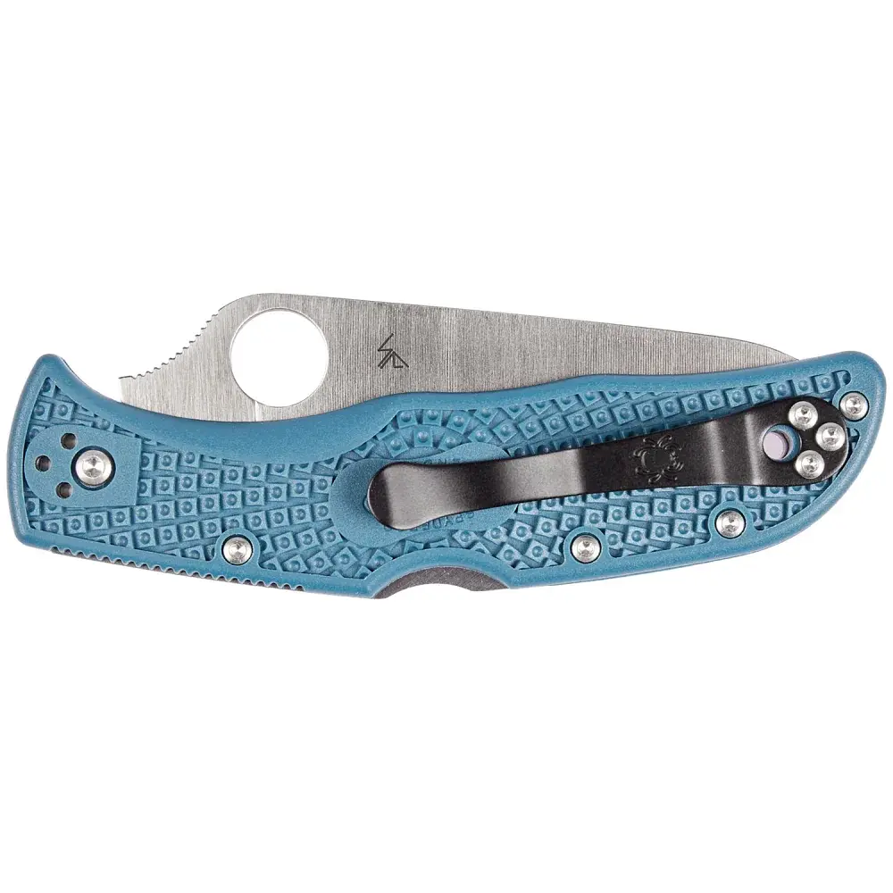 Ніж Spyderco Endela Blue Serrated - фото 3