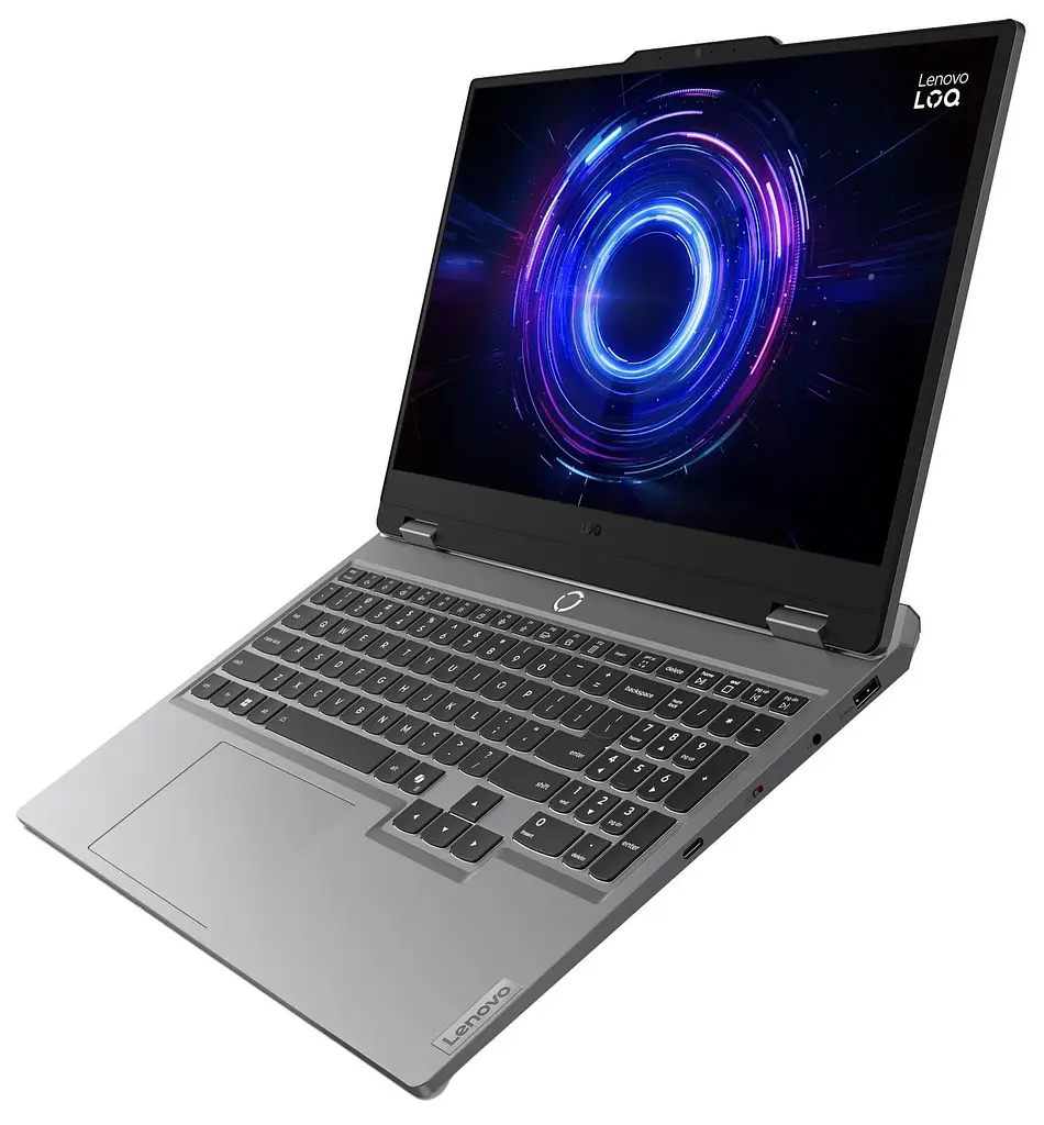 Ноутбук Lenovo 15.6 LOQ 15IRX10 FHD IPS/Intel i7-13650HX/32GB/1TB/RTX 5060/DOS/Luna Gray (83JE014JRA) - фото 5