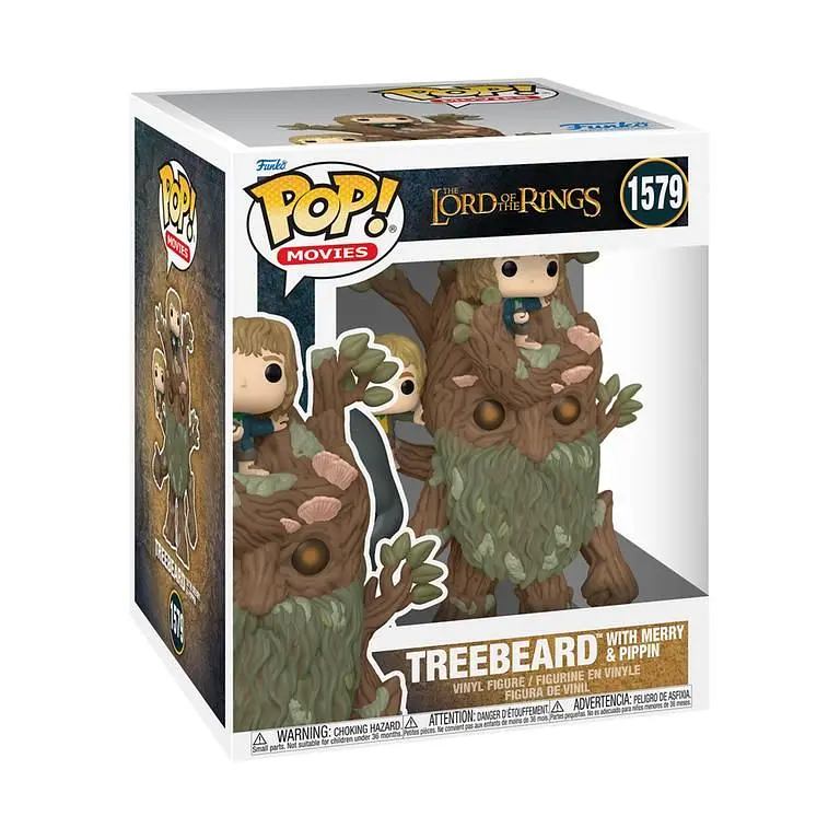 Фігурка Funko Pop Володар Перснів Древобород c Меррі та Піппін Lord of the Ring Treebeard Merry Pippin 17 см FP LR TMP 1579 - фото 2