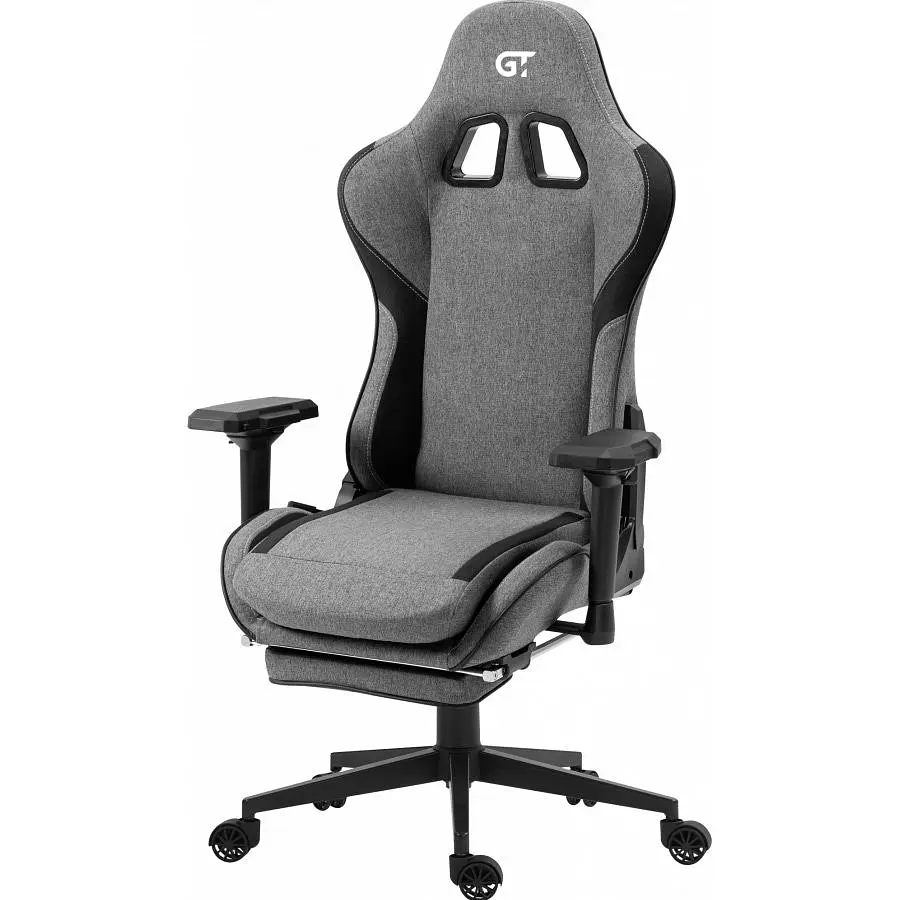 Геймерське крісло GT Racer X-2308 Fabric Gray/Black [121432] - фото 4