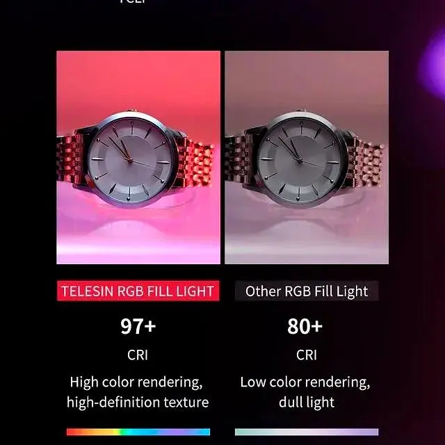 Накамерный свет Telesin TE-RGB-001 [91414] - фото 11