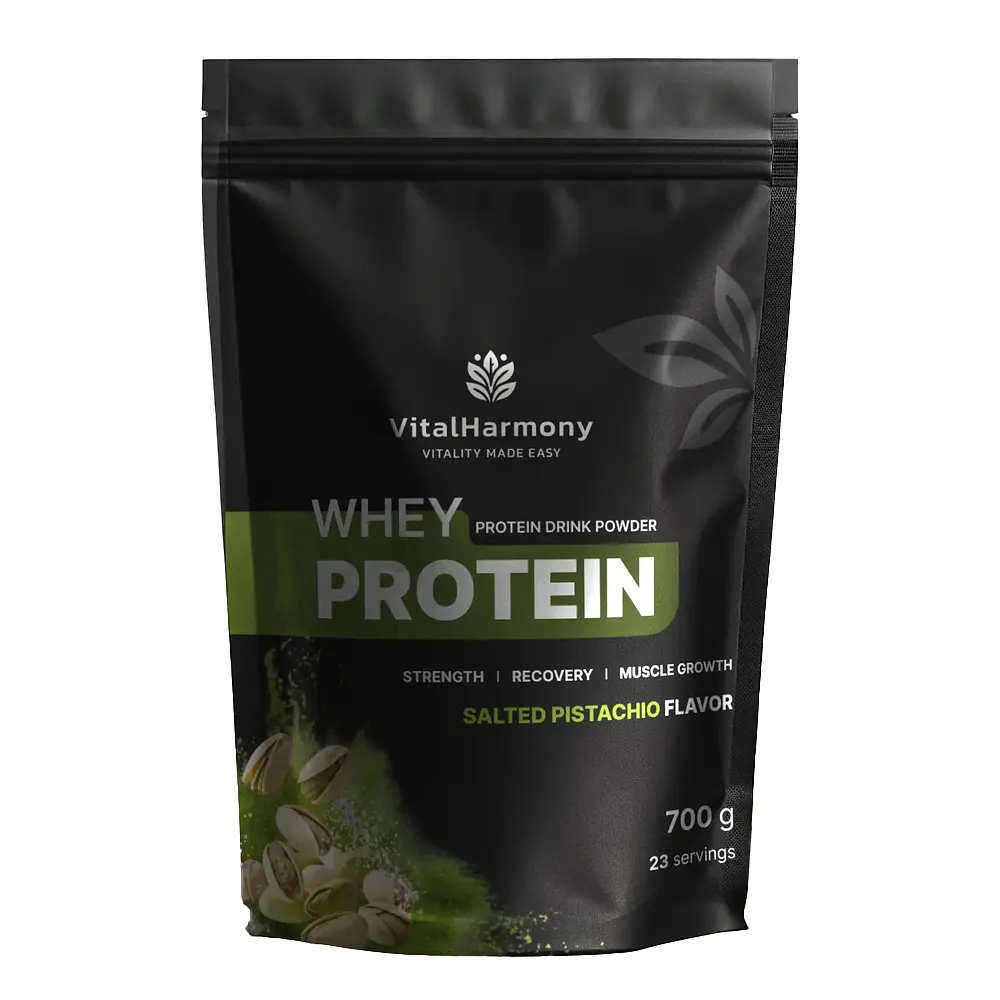 Протеин Whey Protein, 700 грамм Соленая фисташка VitalHarmony vit0000031 - фото 2
