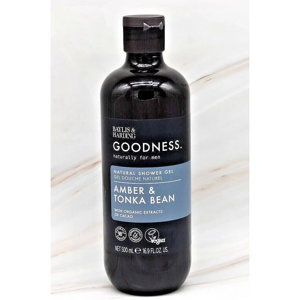 Гель для душу Baylis & Harding Goodness Amber & Tonka Bean 500 мл - фото 4