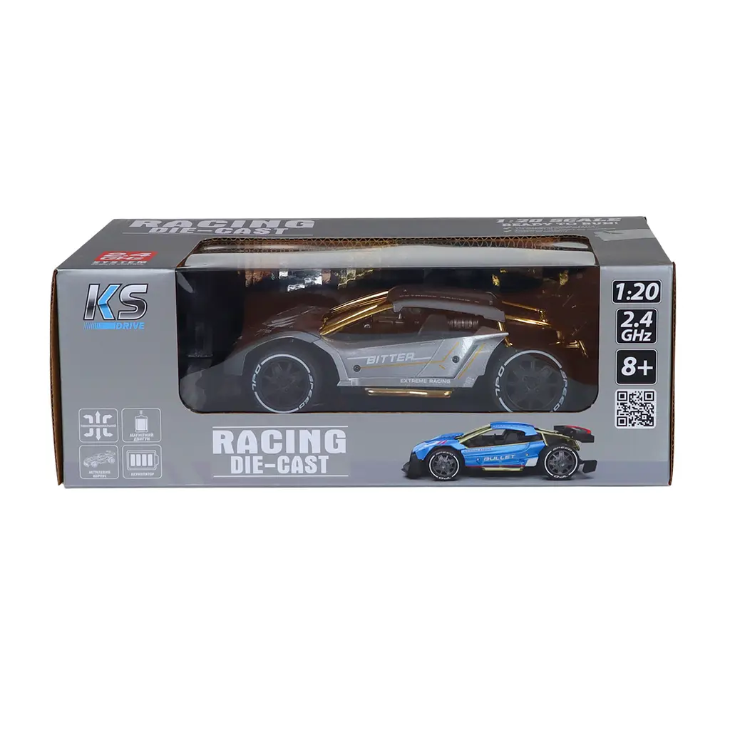 Автомобіль на радіокеруванні KS Drive Extreme Racing сріблястий (SL-8212ARHS) - фото 12