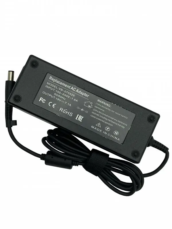 Блок живлення для ноутбука HP 135W 19V 7.1A 7.4x5.0mm 393946-001 Аналог - фото 2