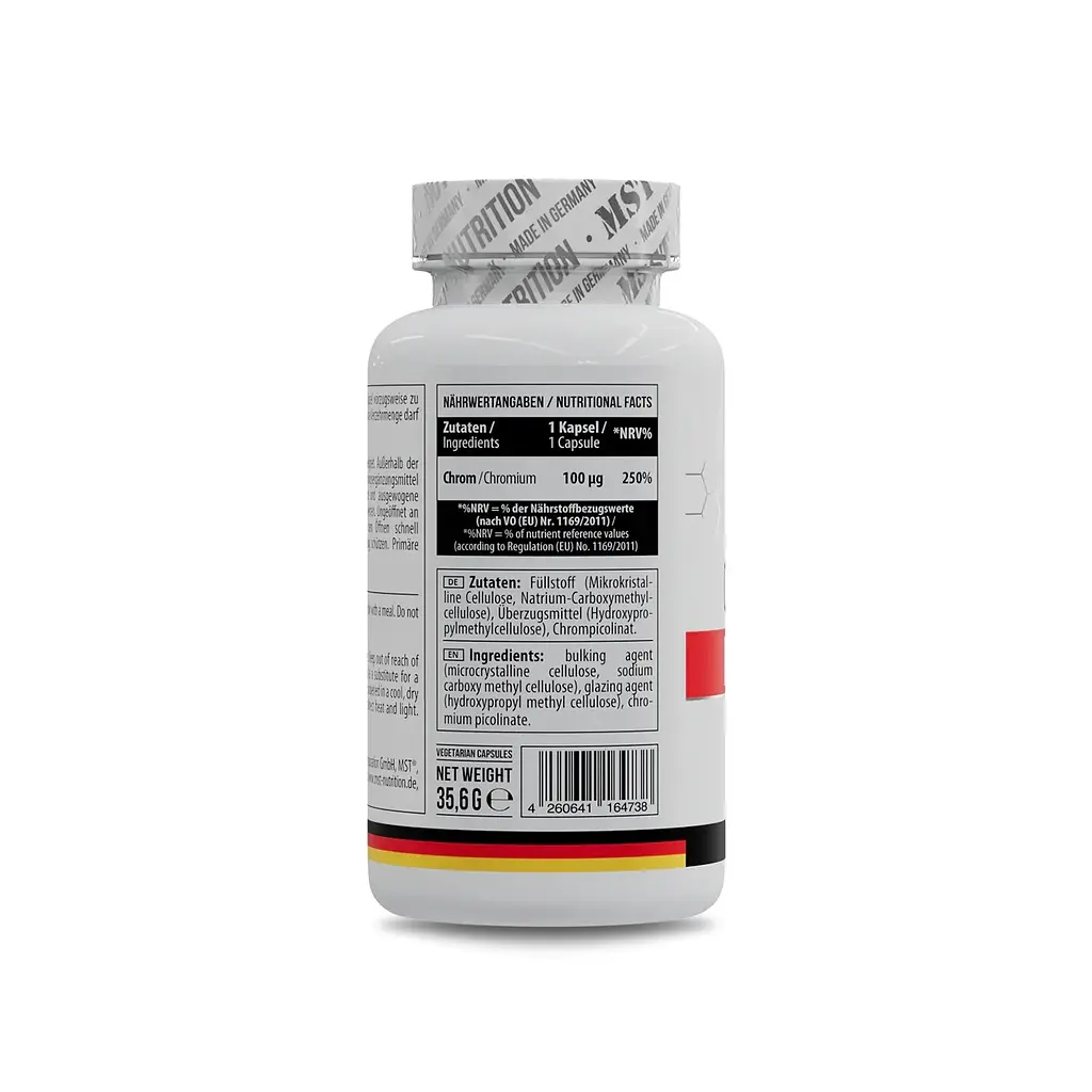 Витамины и минералы MST Nutrition Chromium Picolinate, 100 капсул - фото 2