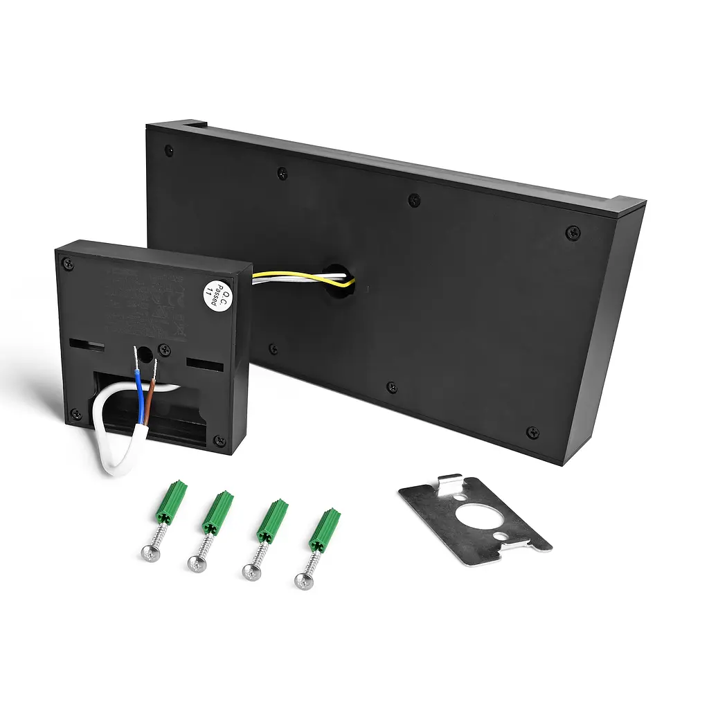 LED світильник настінний з сенсором Videx WL01, 12W 2800-4000-6000K чорний (28723-000) - фото 13