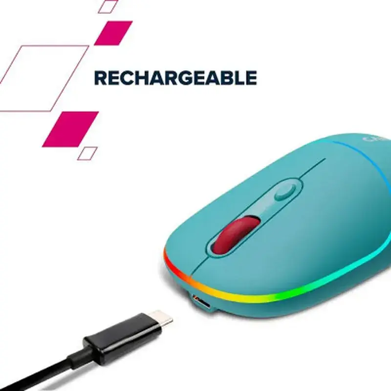 Мишка Canyon MW-22 Dual Band RGB Wireless Mountain Lavender (CNS-CMSW22ML) - фото 8