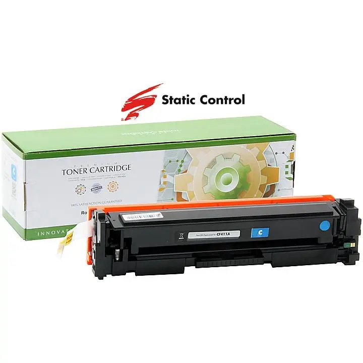Картридж Static Control для HP CF411A (410A), Canon 046 cyan (002-01-SF411A) - фото 2
