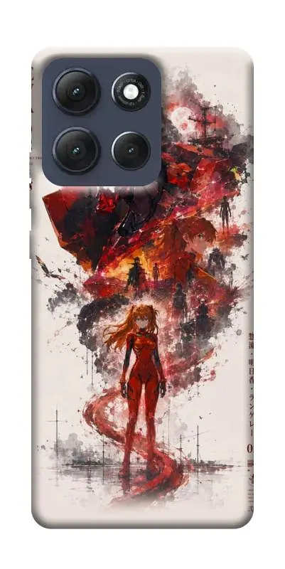 TPU чохол Demsky Red eclipse для Motorola Moto G86 Power