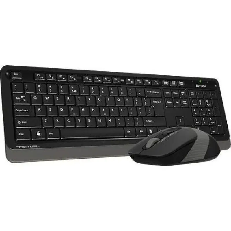 Комплект клавіатура + миша A4Tech Fstyler FG1010 Black/Grey - фото 2