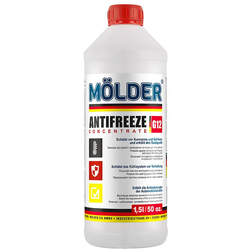 Антифриз Molder красный концентрат 1.5 л (UKF-015-G12) - фото 2