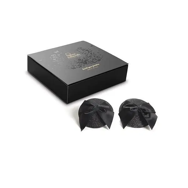 Пестіс Bijoux Indiscrets Burlesque pasties GLITTER and BOW Bijoux Indiscrets B0079; SO2667 92261 - фото 3