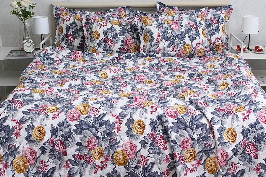 Комплект постільної білизни Tag Tekstil Ranforce Gofre RG-09 King Size (Євро maxi) - фото 2