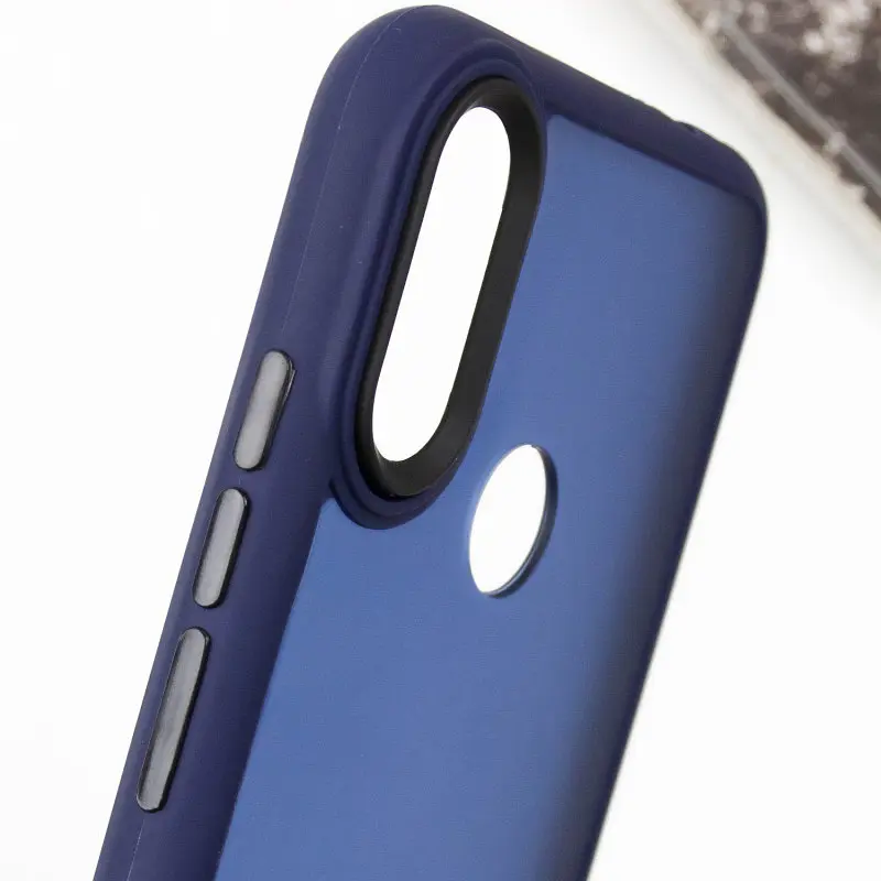 Чохол TPU+PC Lyon Frosted для Xiaomi Redmi Note 7 / Note 7 Pro / Note 7s Navy Blue - фото 6