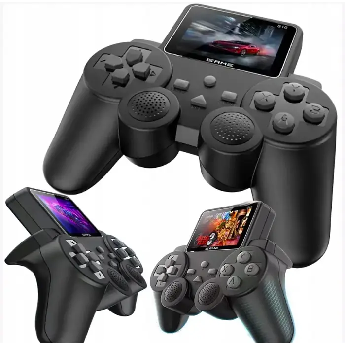 Ігрова консоль приставка чорна геймпад dendy SEGA S10 520 ігор - фото 7