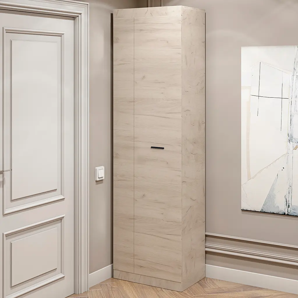 Шафа розстібна Еверест Соната-600 Дуб Крафт Білий (DTM-2683) - фото 2