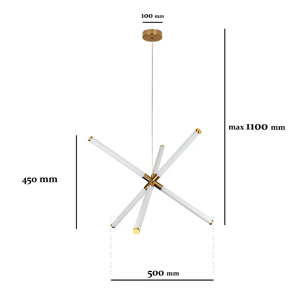 Подвесной светильник LED Levistella 7813155-1 AB, 23W, 4000K, бронзовый металл, современный стиль для дома - фото 3