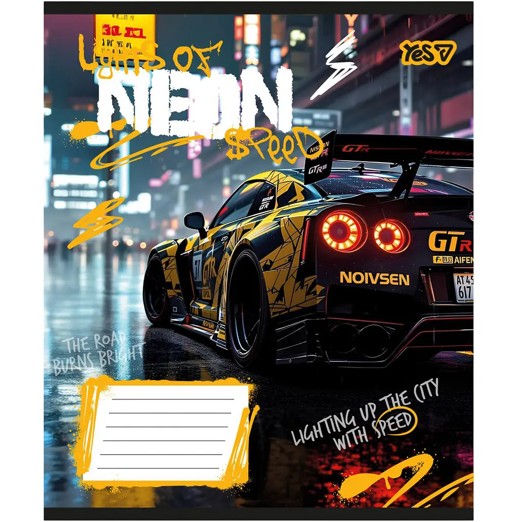 Набір зошитів Yes Neon 18 аркушів у лінію 25 шт. (768811) - фото 5