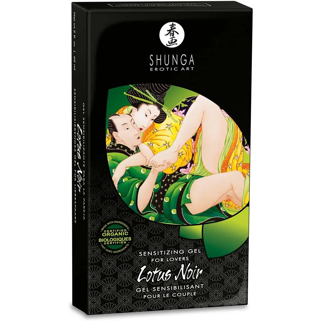 Збуджувальний гель унісекс Shunga Lotus Noir 60 мл - фото 4