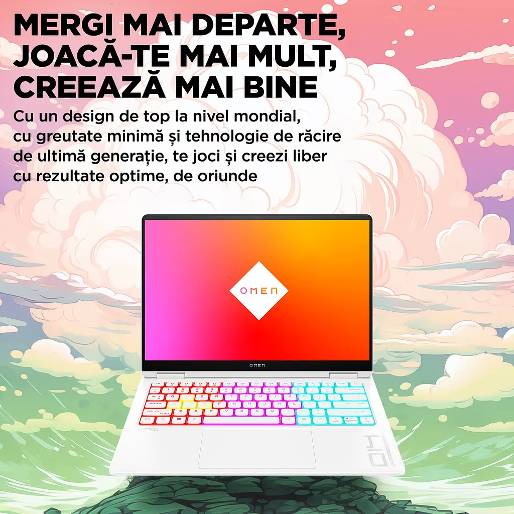 Ноутбук HP OMEN Transcend 14-fb0047nn Ultra 9 185H la 51GHz,14'',32GB LPDDR5x,2TB,RTX 4070 8GB - фото 12