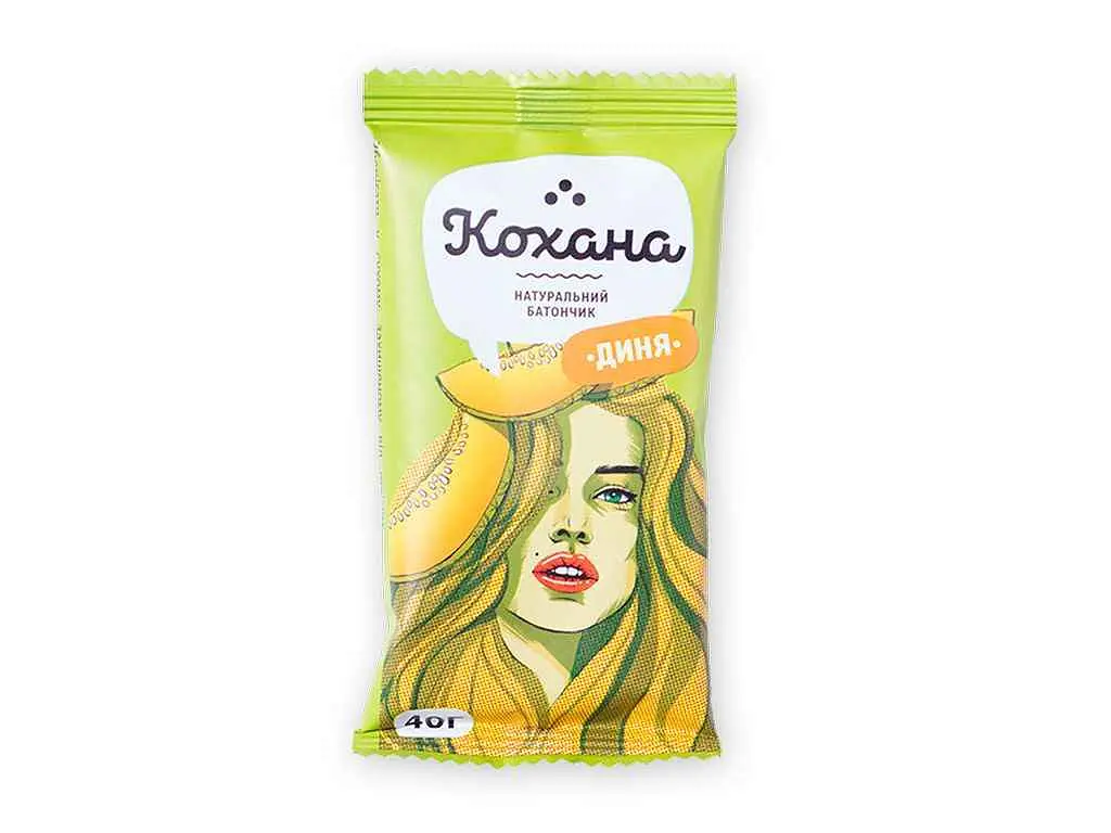 Батончик КОХАНА 40г Диня натуральний