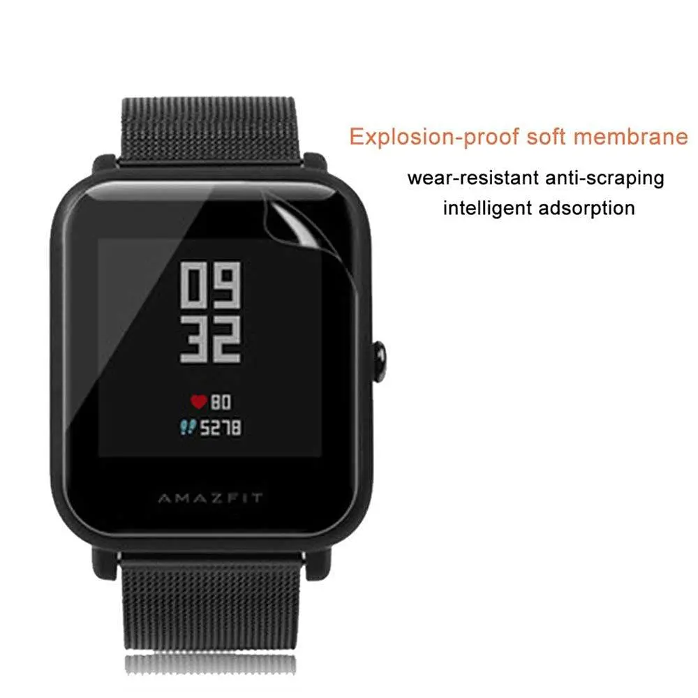 Захисна плівка Amazfeel для смартгодинника Amazfit Bip / Bip Lite/ Bip S, комплект - 2 штуки - фото 2