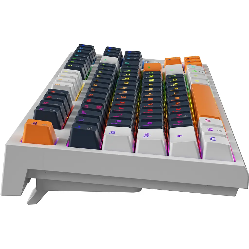 Клавіатура GamePro MK180W Red з Hot-Swap RGB White - фото 4
