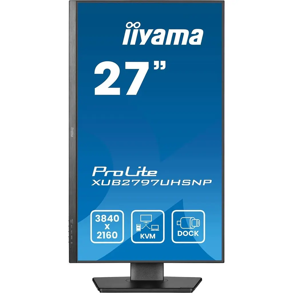 Монітор 27" Iiyama XUB2797UHSNP-B1 UHD IPS 60Hz (XUB2797UHSNP-B1) - фото 4