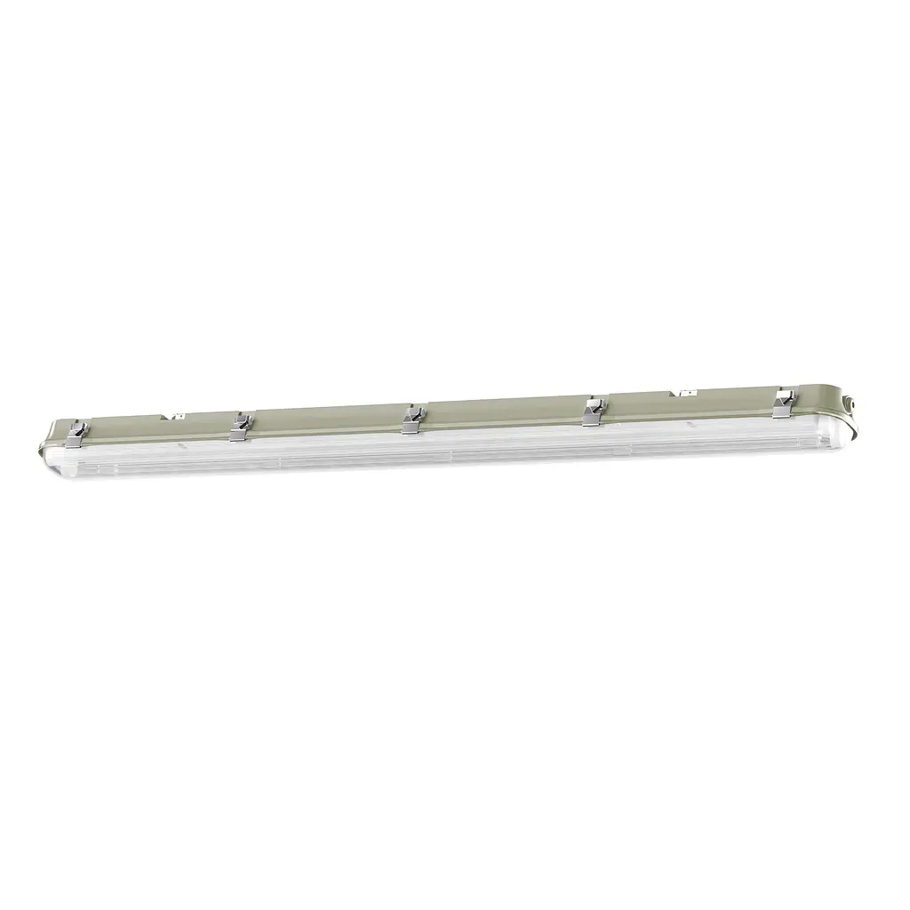 LED світильник IP65 лінійний під лампу 2хТ8 Videx 1.2М 220V (27666-000) - фото 2