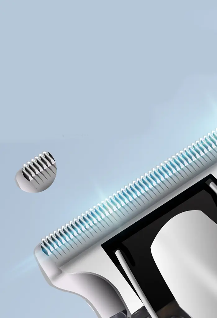 Машинка для стрижки волос XPRO KM-2621 профессиональная аккумуляторная с насадками зеленая (40963-KM-2621) - фото 2