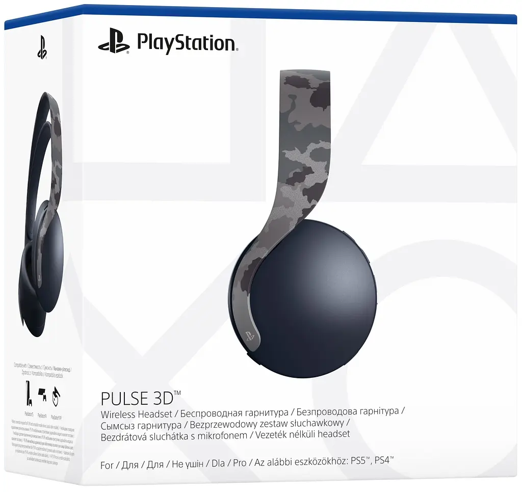 Гарнітура Sony PlayStation PULSE 3D Wireless Headset Grey Camo (9406990) - фото 5