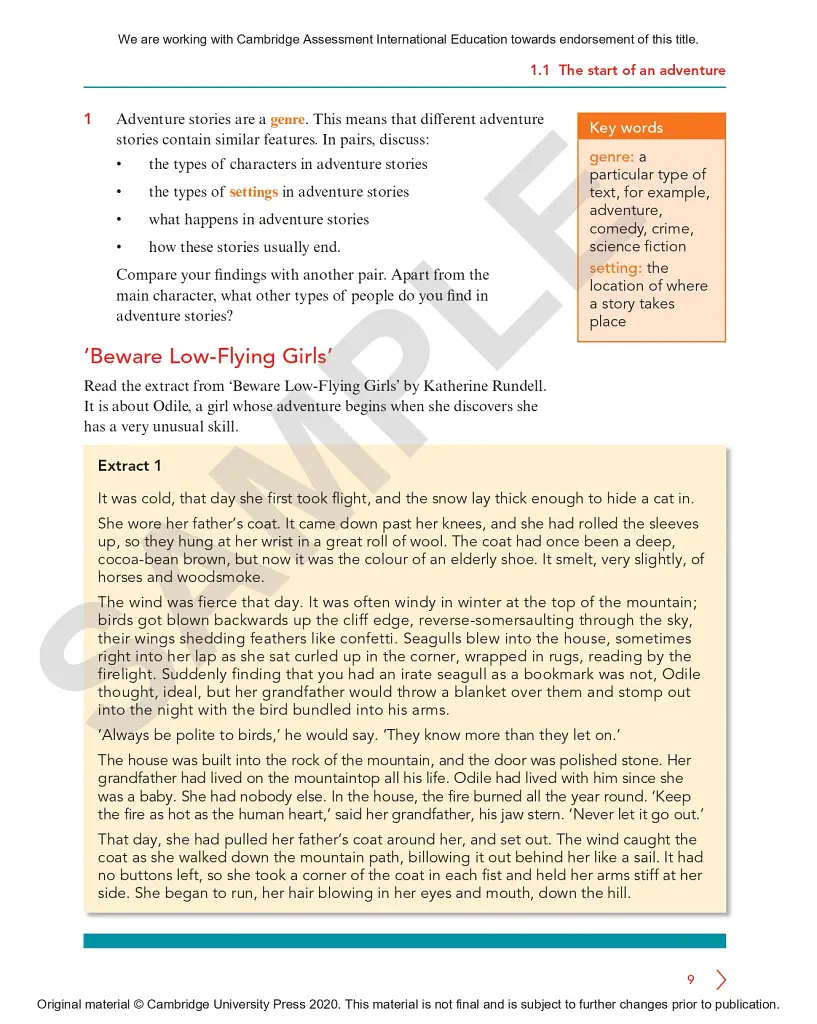 Cambridge Lower Secondary English Learner's Book 7 with Digital Access (1 Year) - Graham Elsdon - фото 8