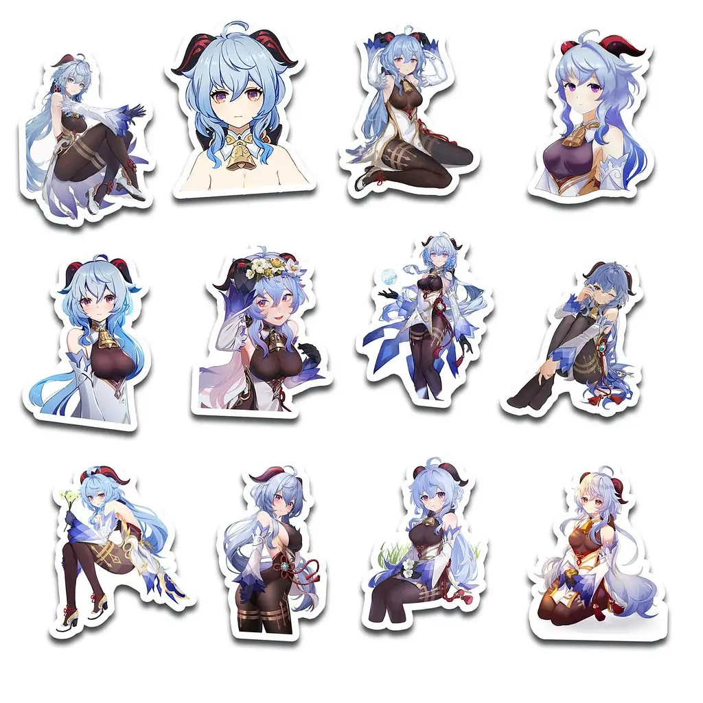 Стикерпак GeekLand Genshin Impact Ganyu 46 штук (SP GI G 01) - фото 2