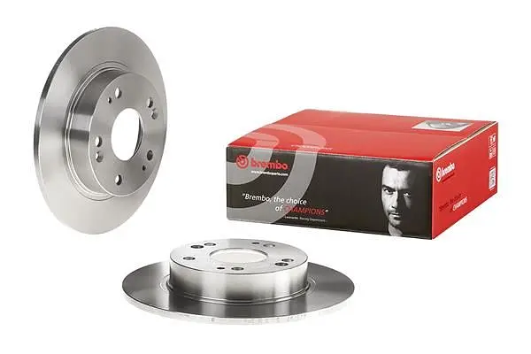 Диск тормозной невентилированный Honda Civic VIII-IX 05-16г Brembo ( 08.A147.10 ) - фото 2