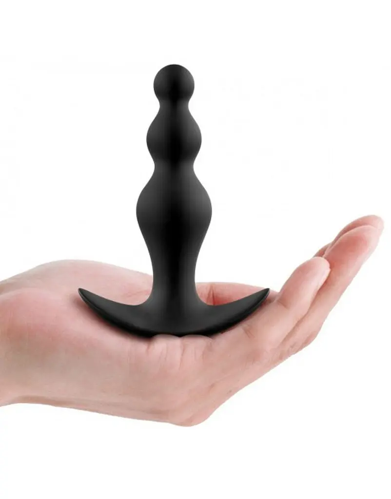 Анальная пробка Dorcel Training Beads M 11.5 см (черный) - фото 3