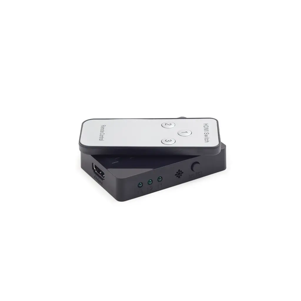 Комутатор відео Cablexpert HDMI v. 1.4, 3 входи, 1 вихід (DSW-HDMI-34) - фото 3