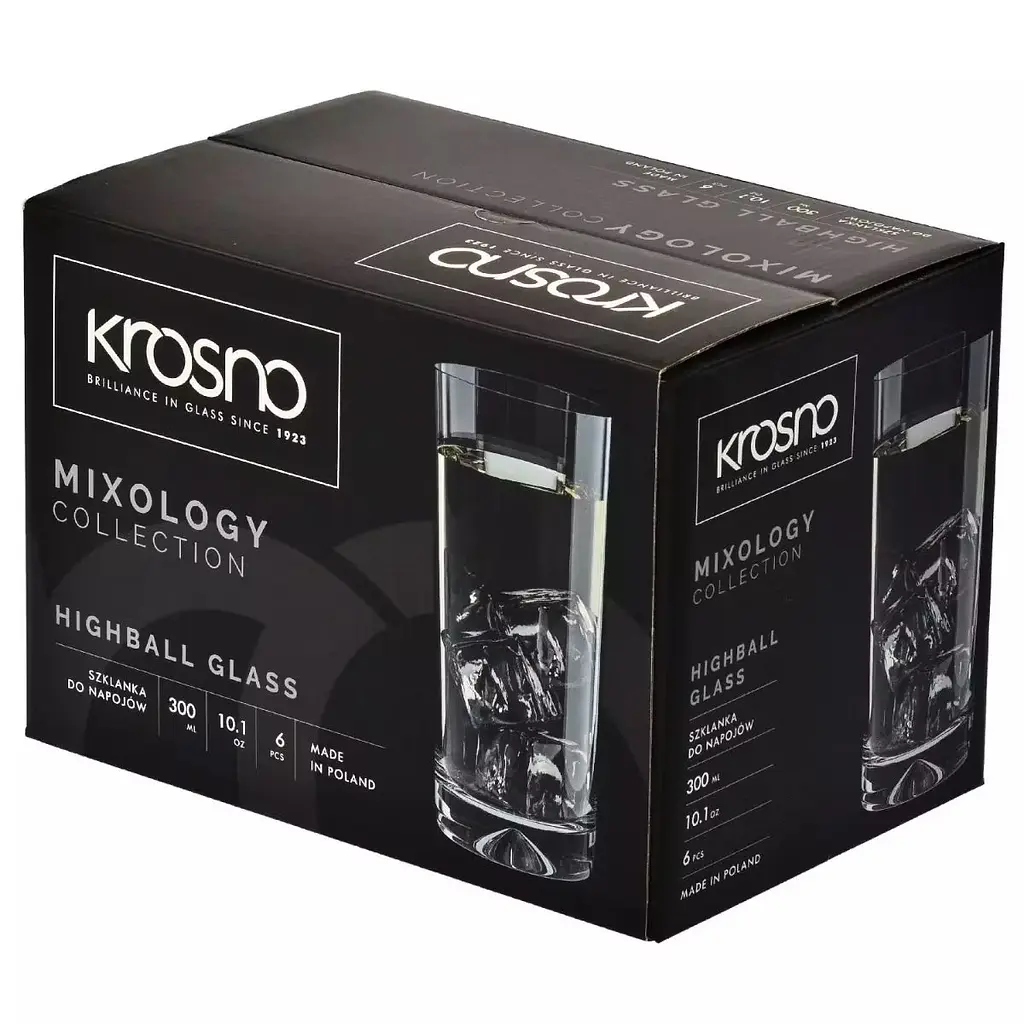 Набір високих склянок Krosno Mixology скло 300 мл 6 шт. (898926) - фото 3