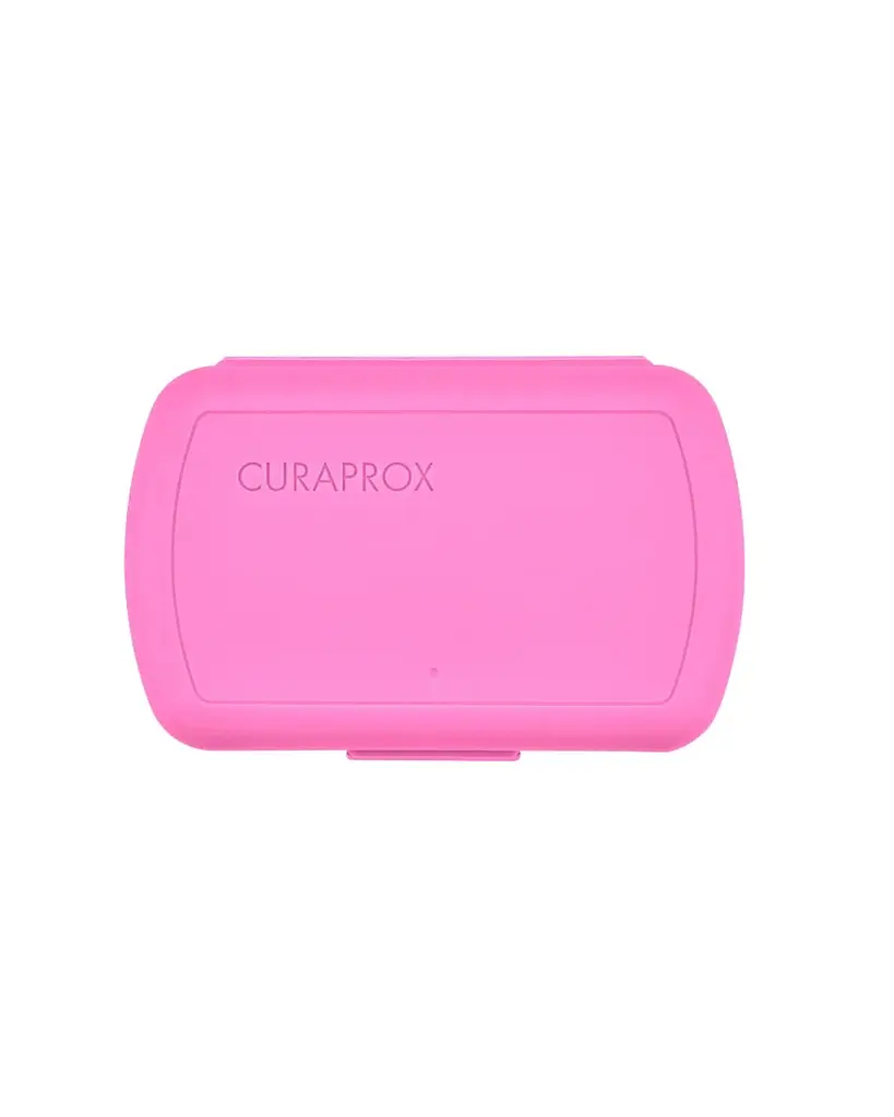 Дорожный набор Curaprox Kids розовый: зубная щетка Kids + детская зубная паста 10 мл + ершики 2 шт. - фото 6