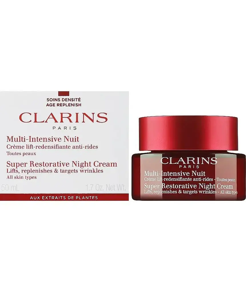 Clarins Нічний крем для обличчя для всіх типів шкіри 50 мл Multi-Intensive Nuit - фото 2