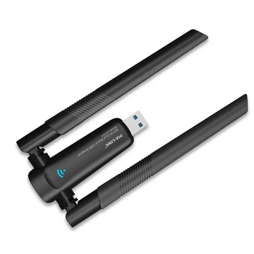 Беспроводной USB Wi-Fi адаптер Pix-Link AX1800 LV-UAX04, 2.4 / 5 GHz черный (17961) - фото 3