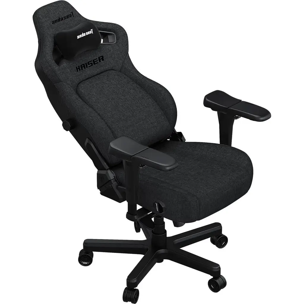 Ігрове крісло Anda Seat Kaiser 4 Dark Grey Fabric Size XL (AD12YDDC-XLL-20-GB-CF) - фото 8