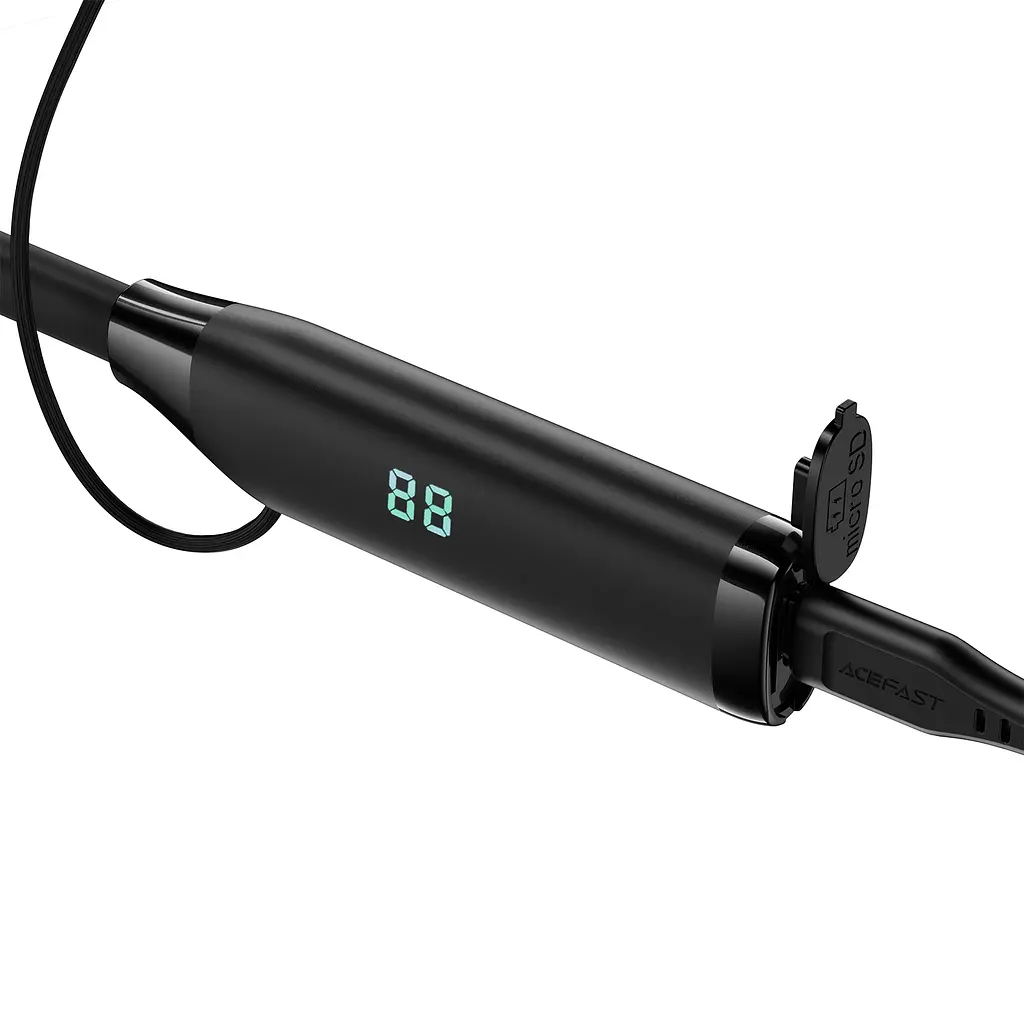Бездротові спортивні навушники ACEFAST N7 neck hanging wireless earphones Black - фото 6