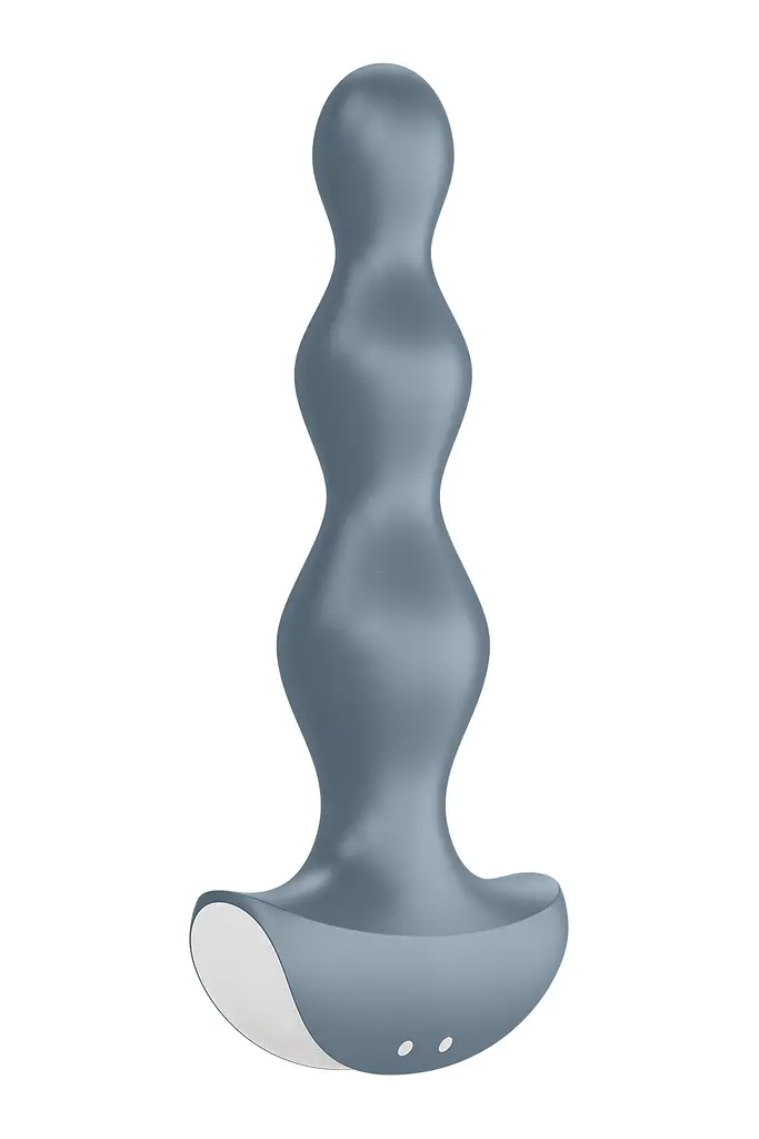 Анальна пробка 14х3 см Satisfyer Lolli Plug 2, сіра - фото 4