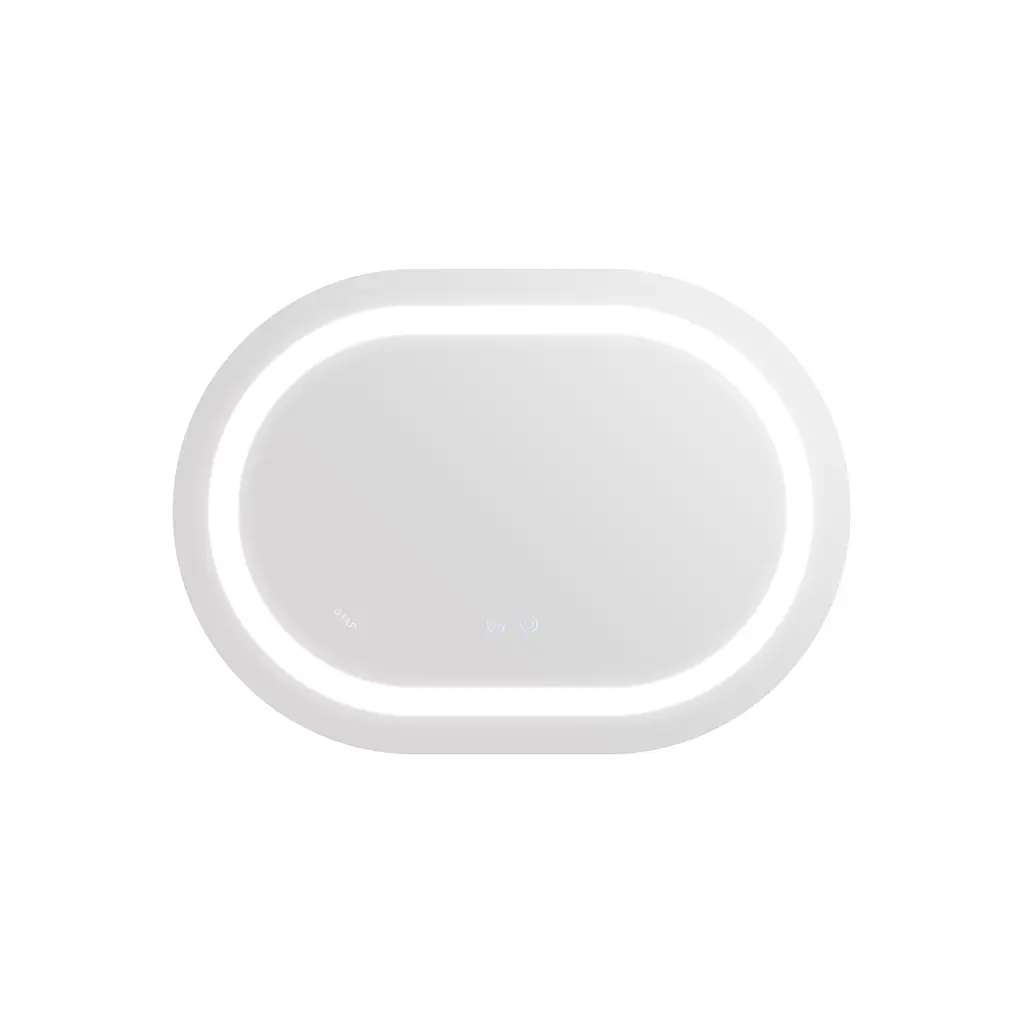Дзеркало Qtap Gemini 500x700 з LED-підсвічуванням Touch, з антизапотіванням, з димером температури кольору (3000-6500K) Reverse QT2578R5070 - фото 4