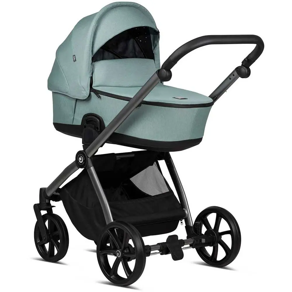 Коляска Tutis Mio Plus Thermo Turquoise, універсальна 2 в 1, бірюзова (1352243) - фото 8