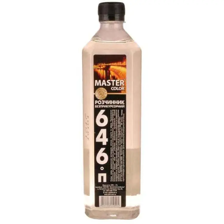 Розчинник МASTER COLOR КВАДРАТ 800мл 500г 646 б/п