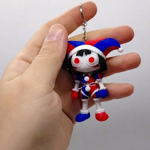 Брелоки 3D FLEXI POMNI / Помні Цифровий Цирк (The Amazing Digital Circus) KEYCHAIN 3D-друк - фото 3