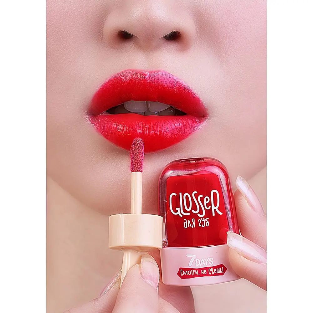 Блеск для губ 7 Days Candy shop Lip glosser Арбузные целовашки тон 01 6 мл (4607154697917) - фото 3
