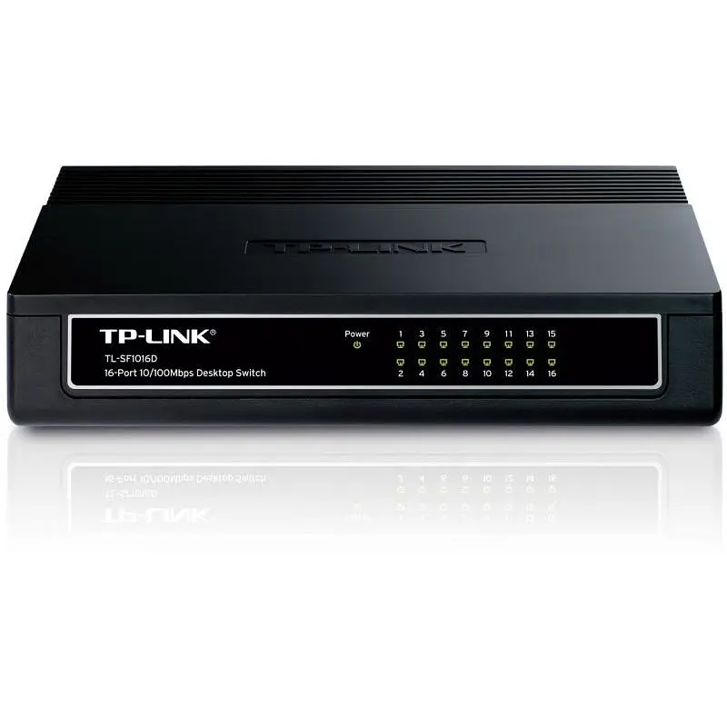 Комутатор TP-Link TL-SF1016D некерований настільний комутатор